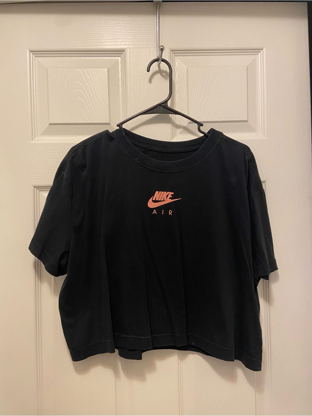 Nike Black Cropped Top